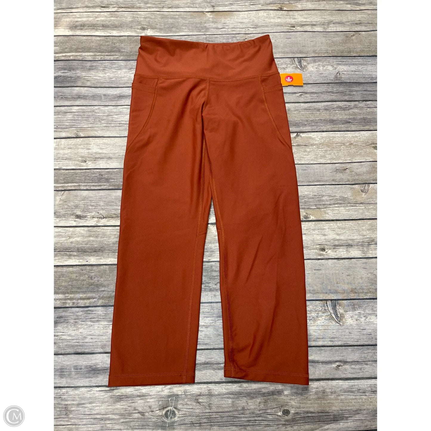 Athletic Leggings By Old Navy In Bronze, Size: M