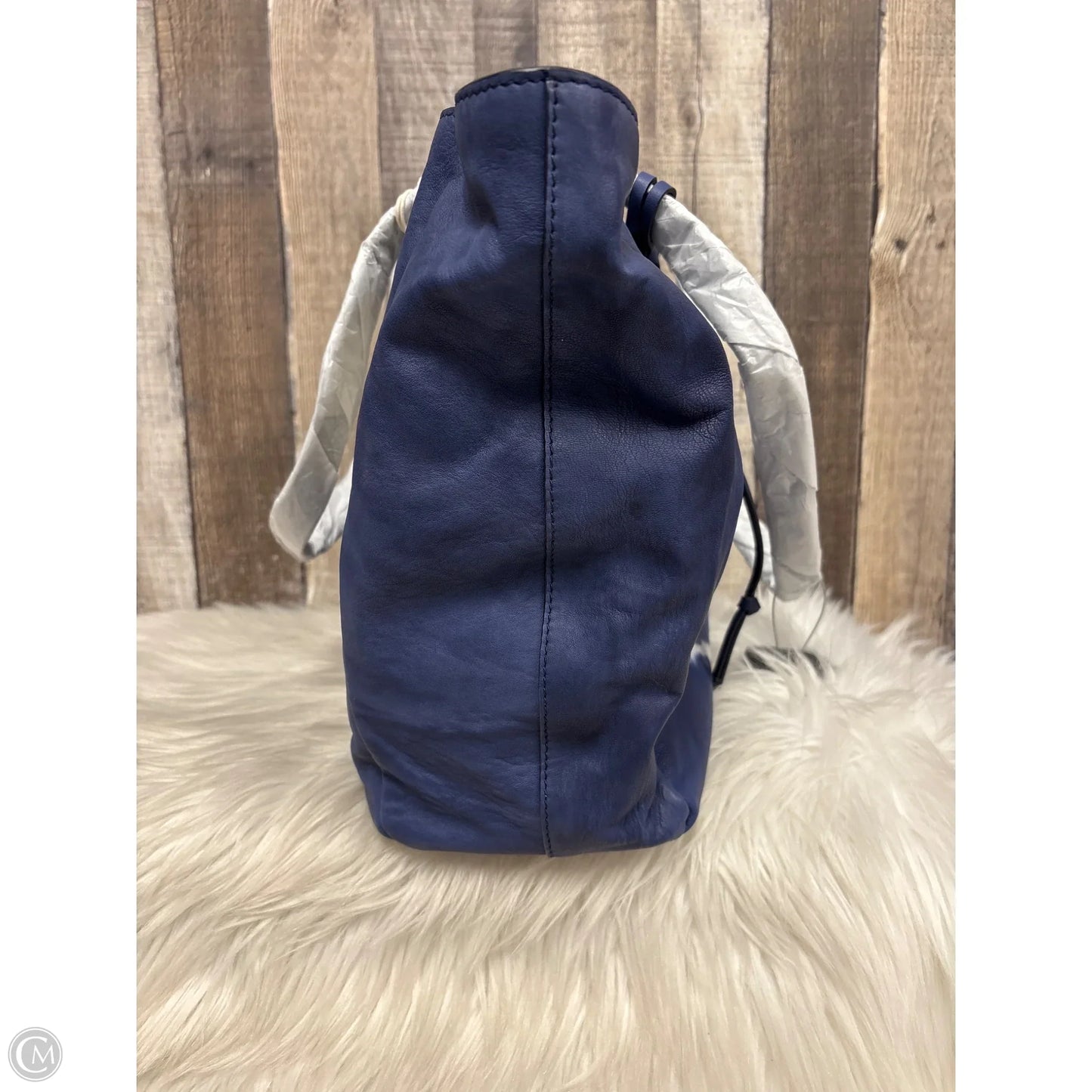 Handbag Leather By Lucky Brand, Size: Large