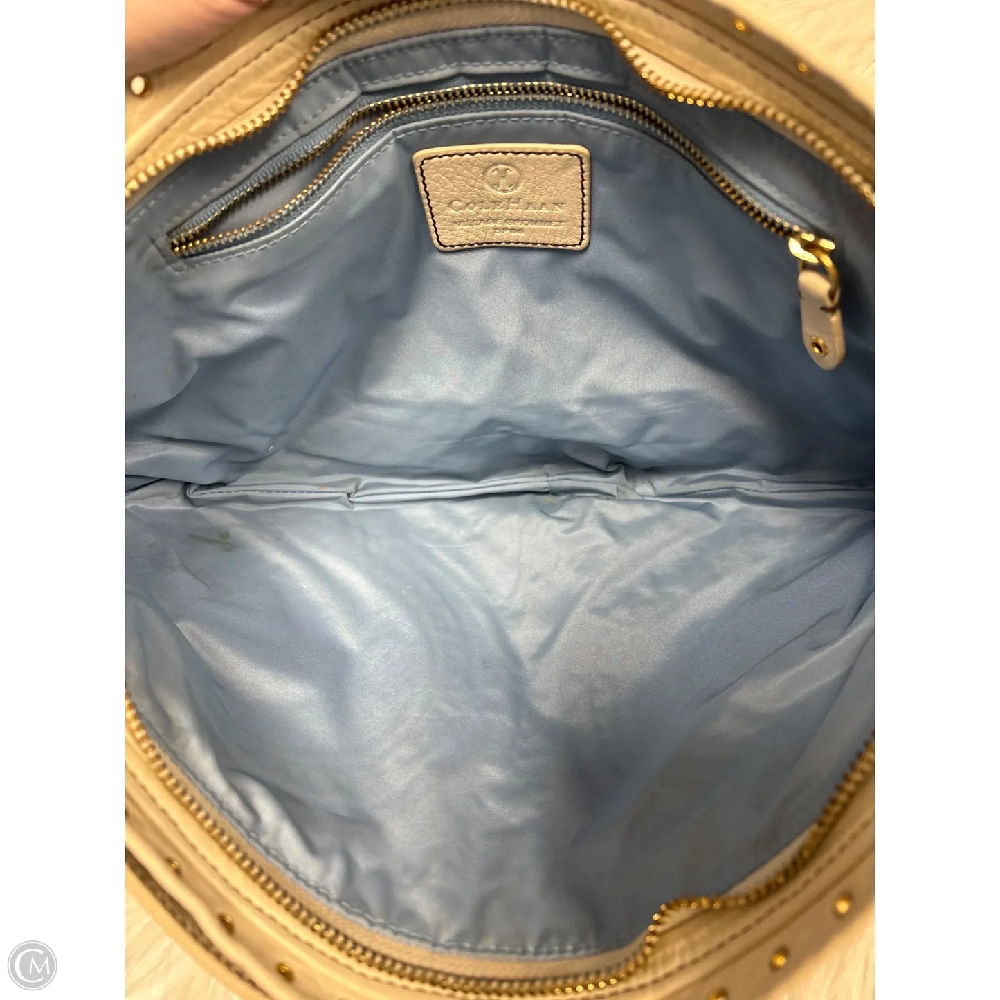 Handbag Leather By Cole-haan, Size: Medium