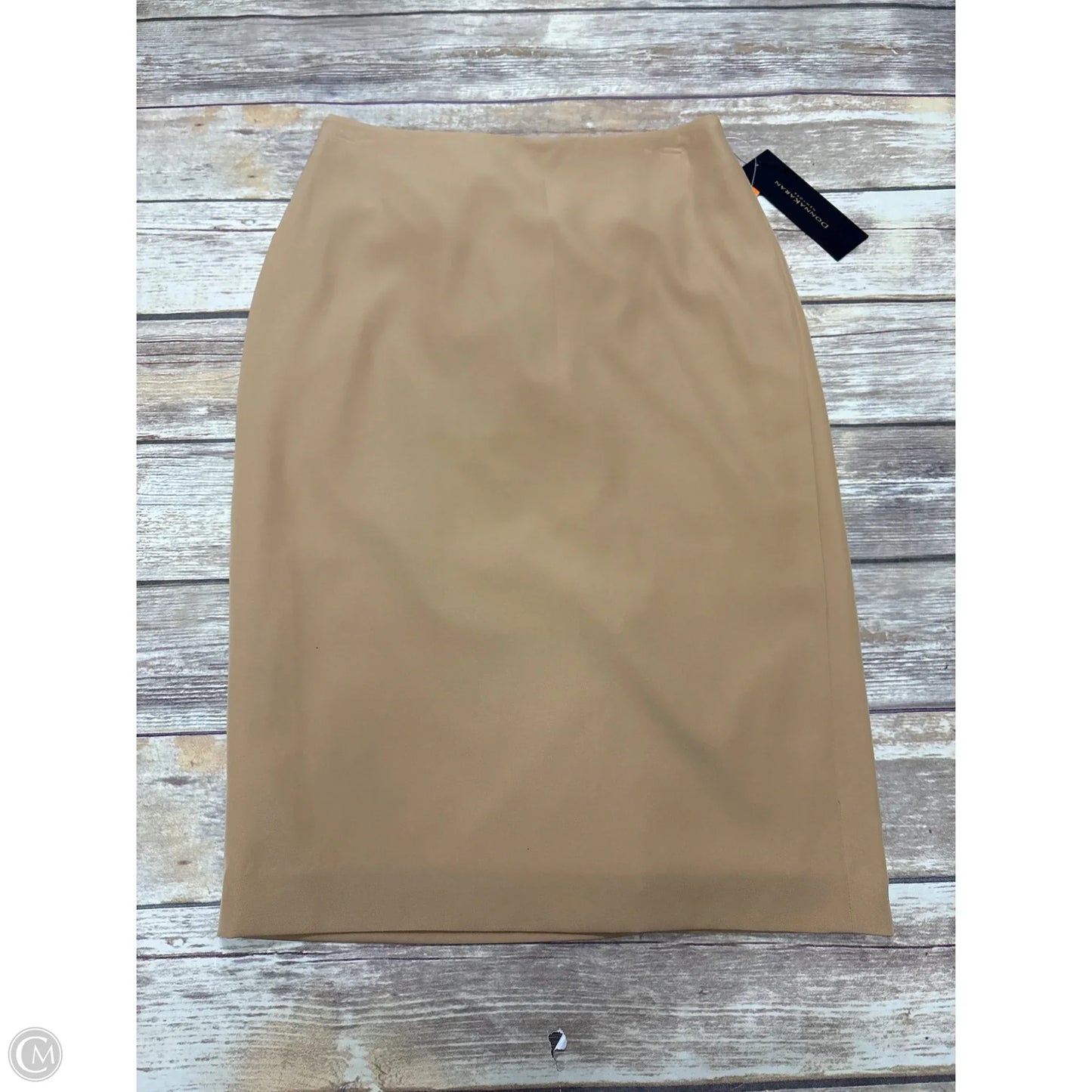 Skirt Maxi By Donna Karan In Gold, Size: 2