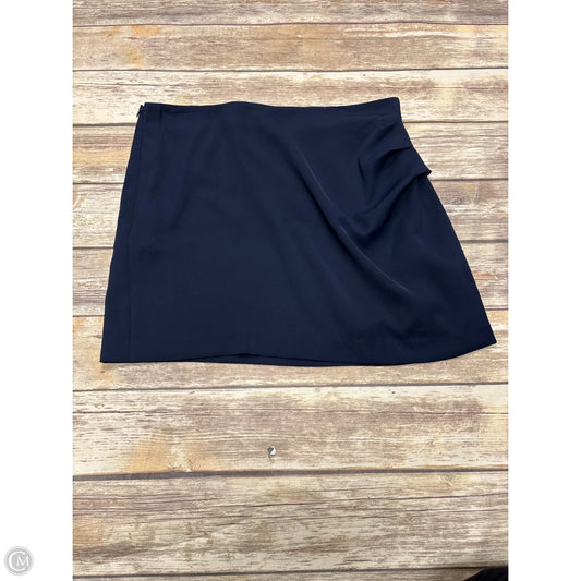 Skirt Midi By Banana Republic In Navy, Size: 14