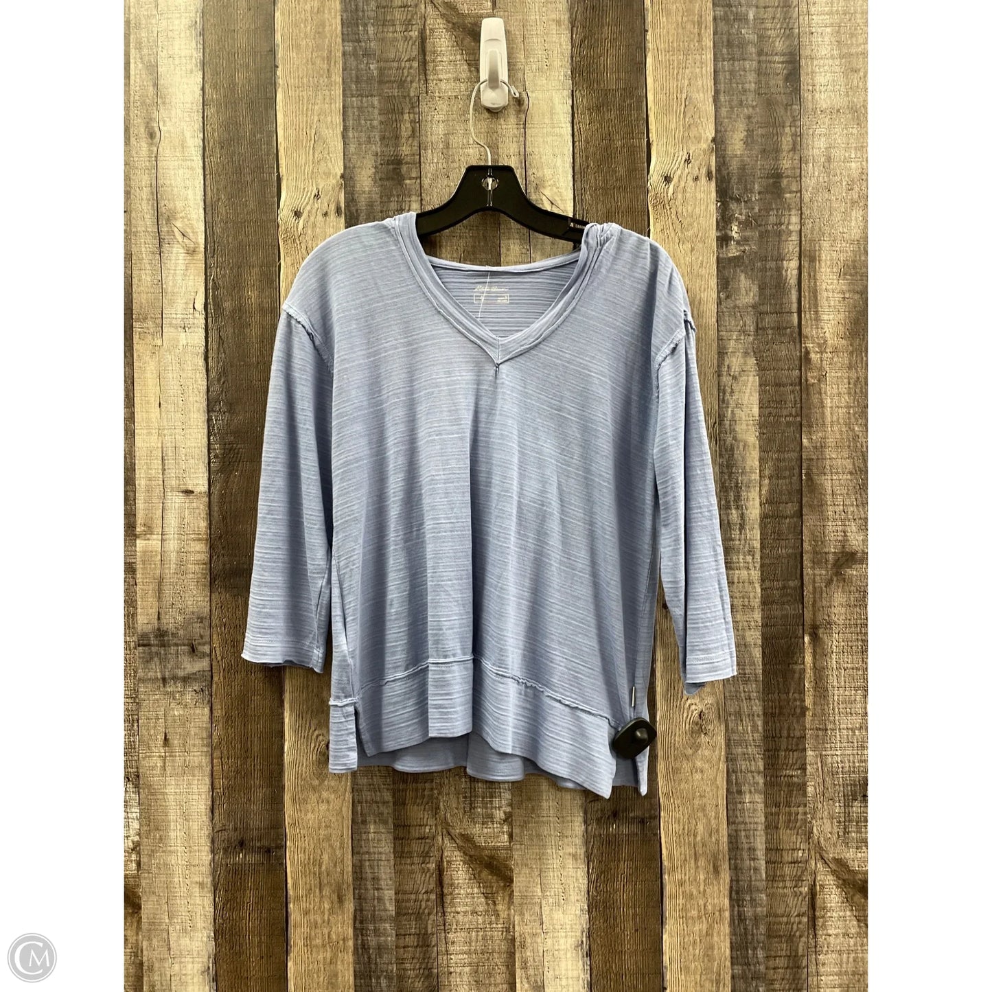 Top Long Sleeve By Eddie Bauer In Blue, Size: S