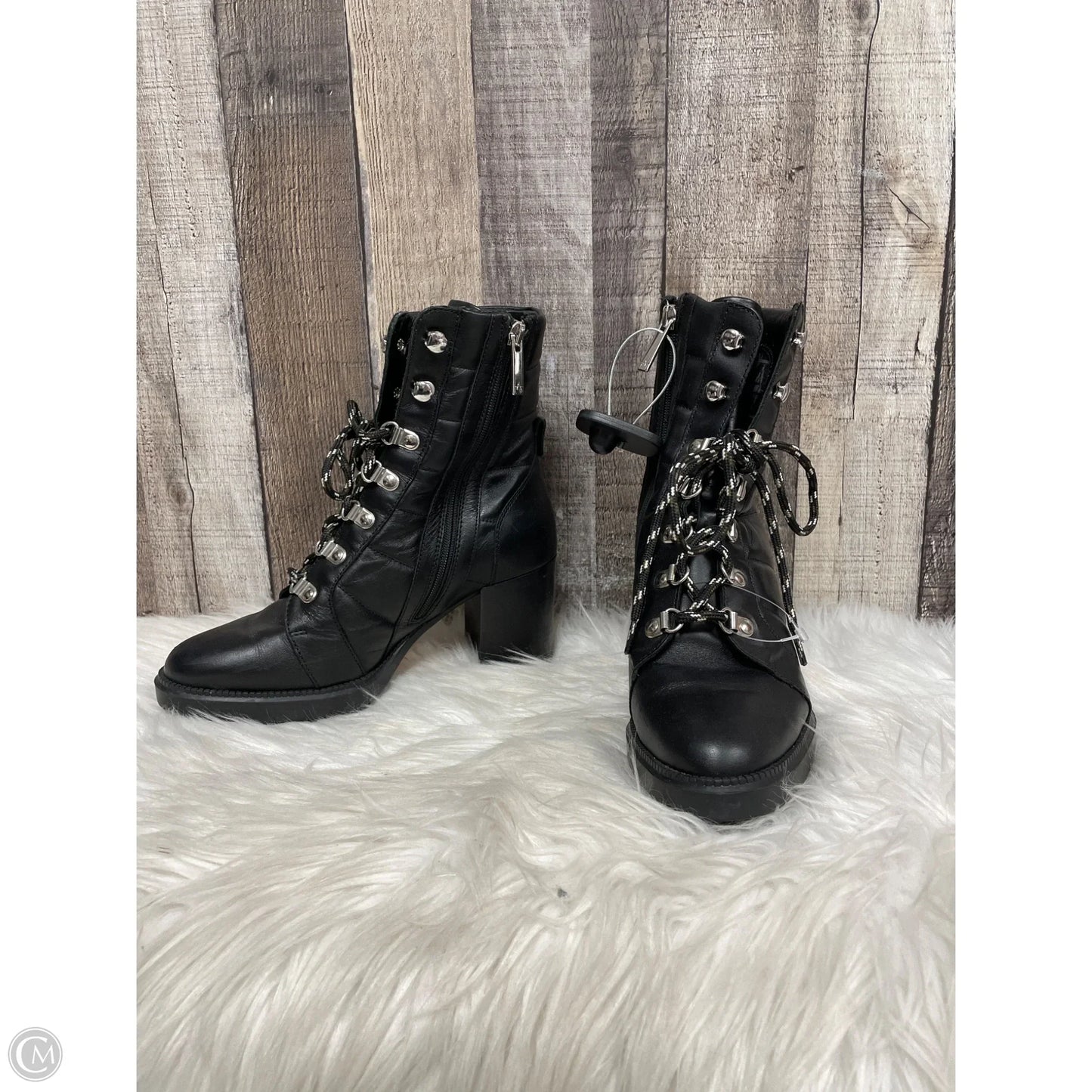 Boots Ankle Heels By Aquatalia In Black, Size: 6