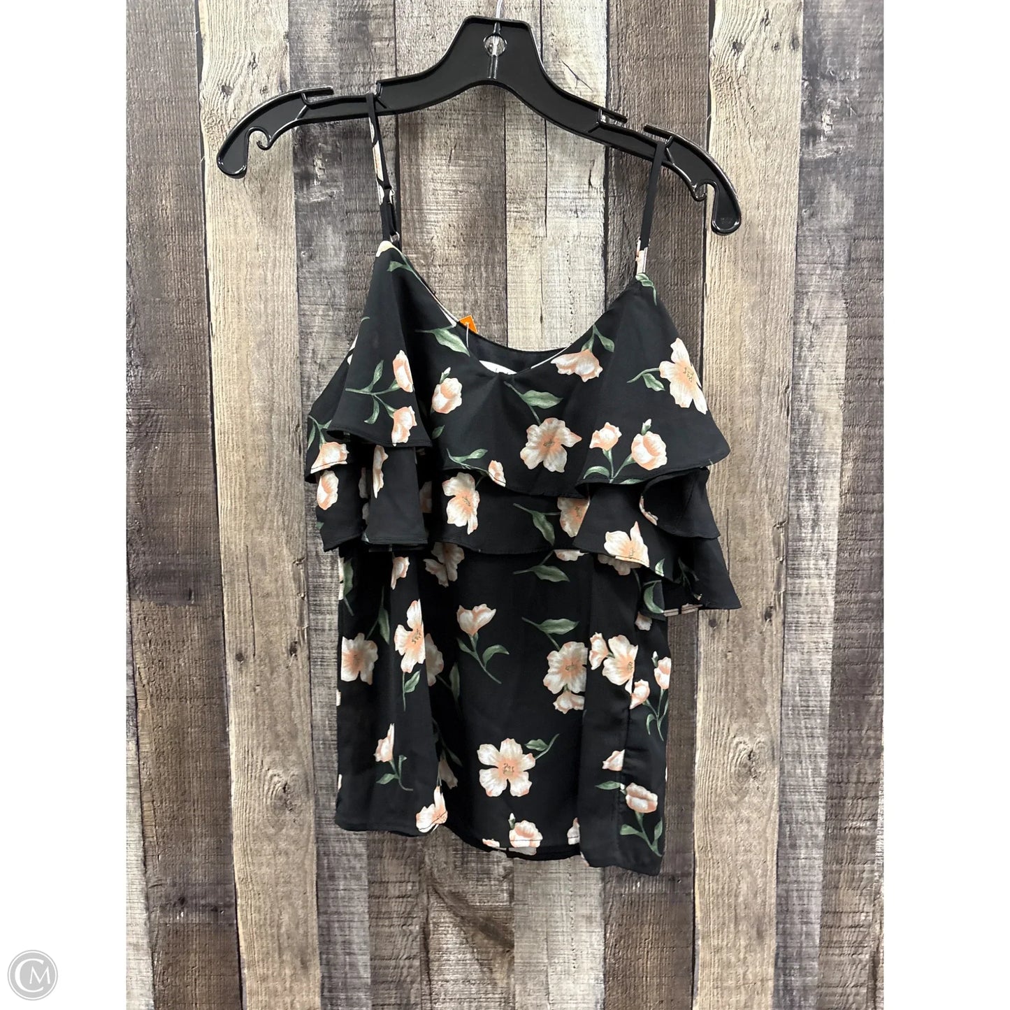 Top Sleeveless By Cme In Black & White, Size: M