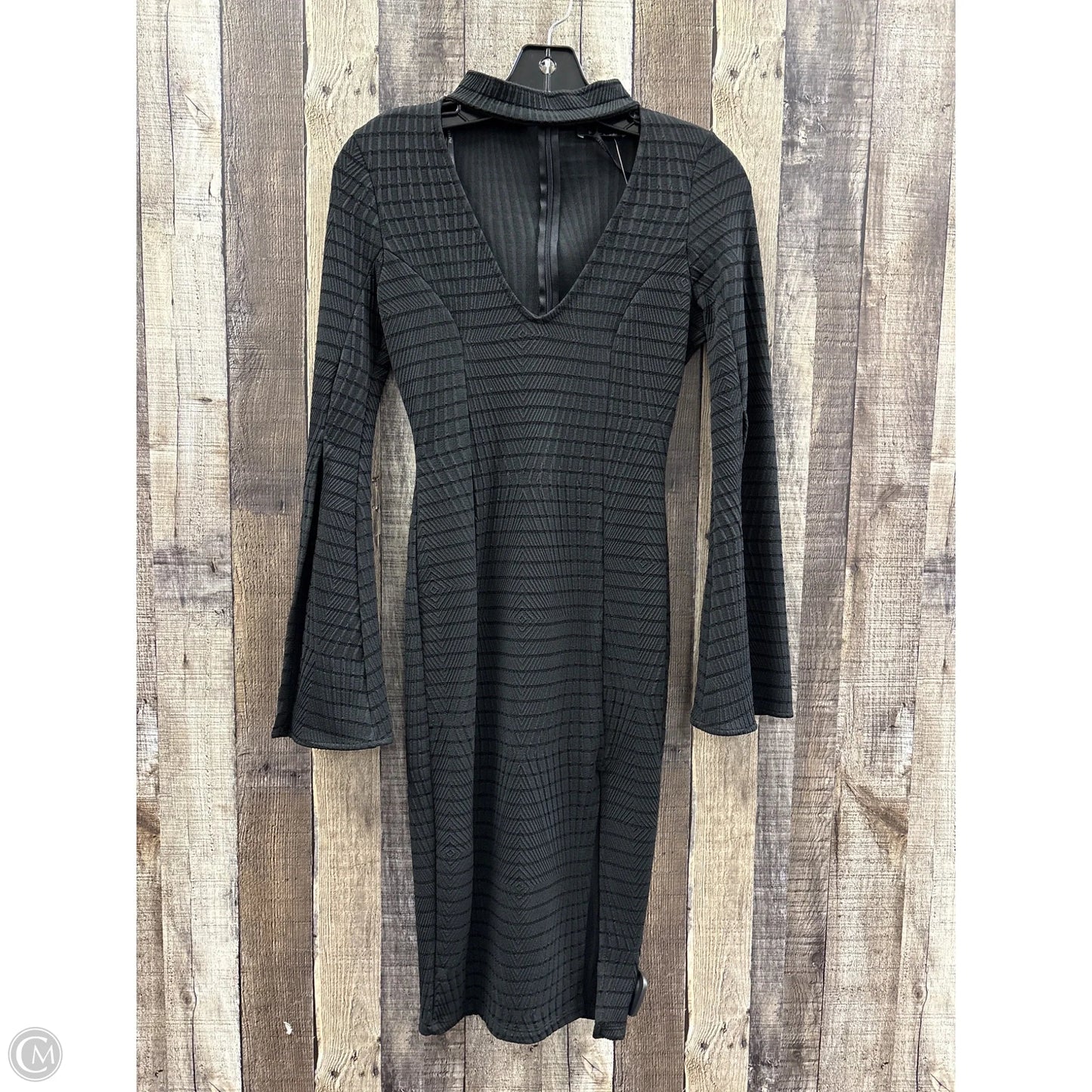 Dress Casual Midi By Papaya In Black, Size: S