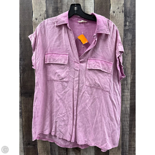 Top Sleeveless By Easel In Pink, Size: S