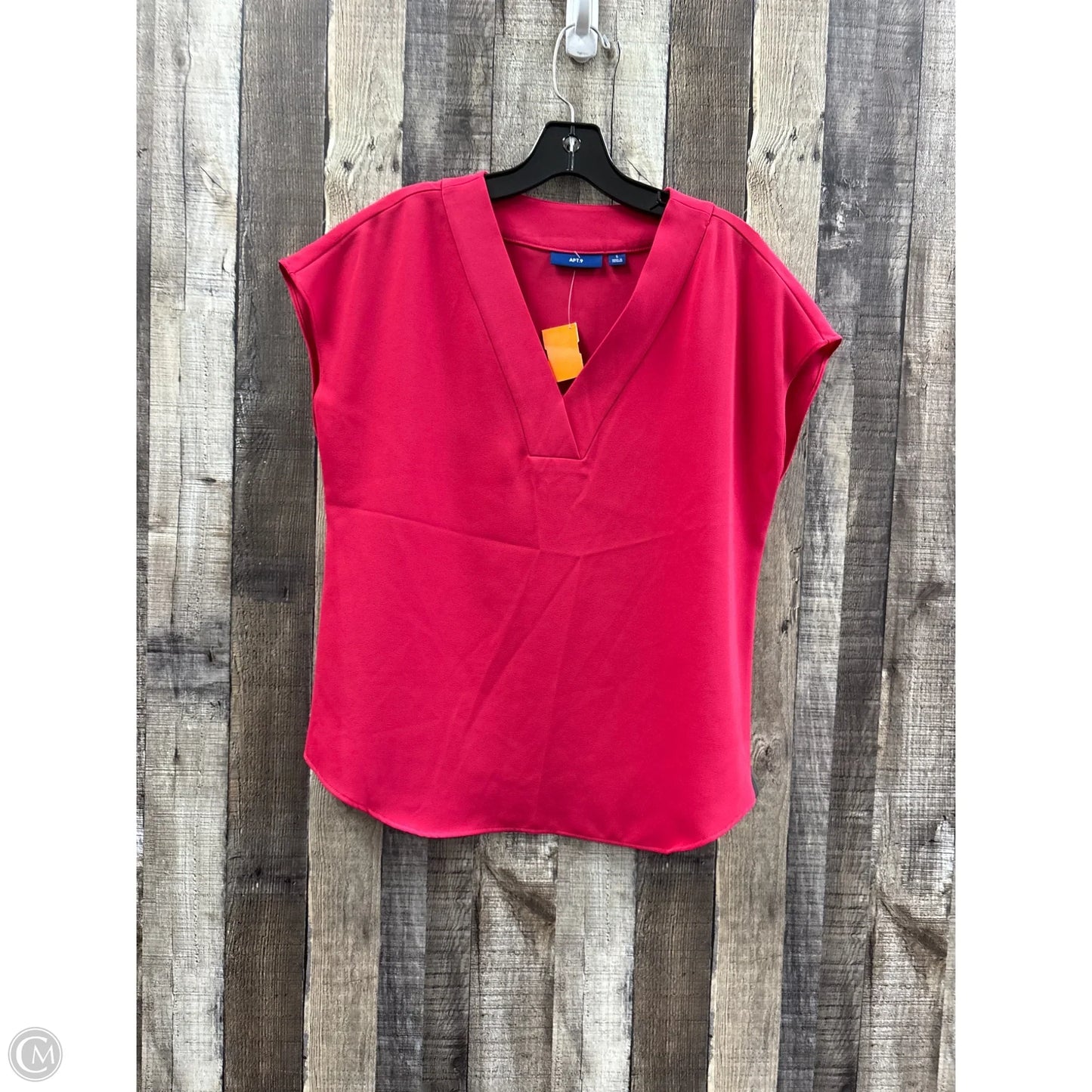 Top Sleeveless By Apt 9 In Pink, Size: S