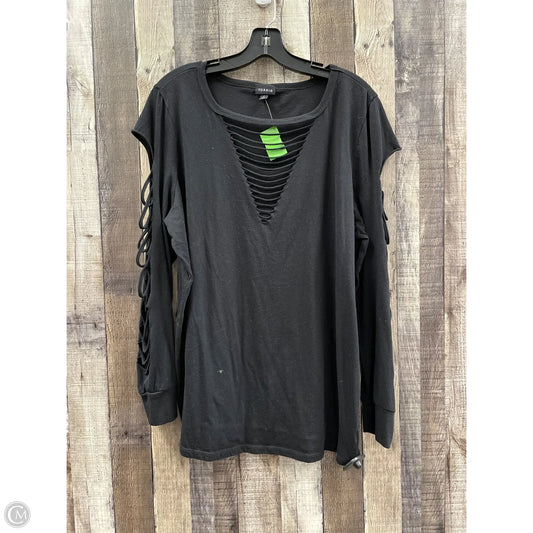 Top Long Sleeve By Torrid In Black, Size: 2x