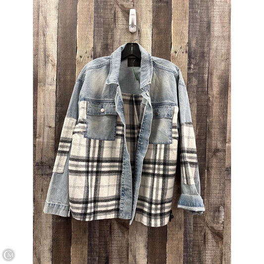 Jacket Denim By Cme In Blue Denim, Size: L