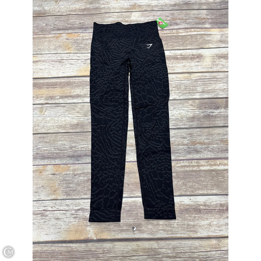 Athletic Leggings By Gym Shark In Black, Size: Xs