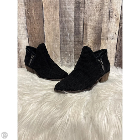 Boots Ankle Heels By Lucky Brand In Black, Size: 6.5