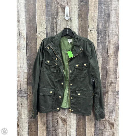 Jacket Denim By J. Crew In Green Denim, Size: S