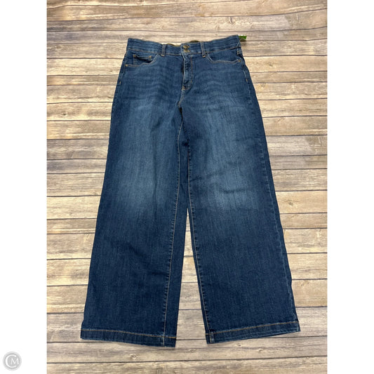 Jeans Wide Leg By St Johns Bay In Blue Denim, Size: 14