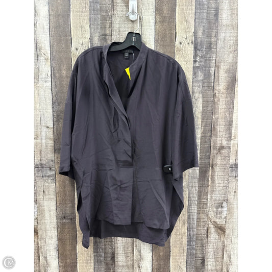 Top 3/4 Sleeve By J. Crew In Black, Size: M