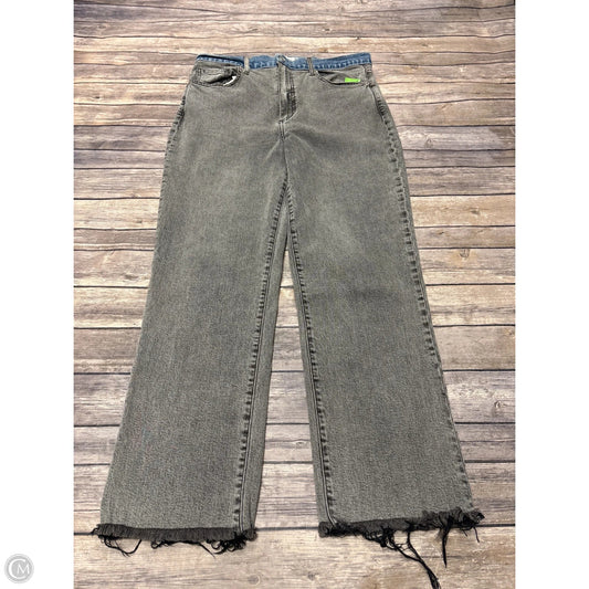 Jeans Straight By Le Jean In Grey Denim, Size: 14