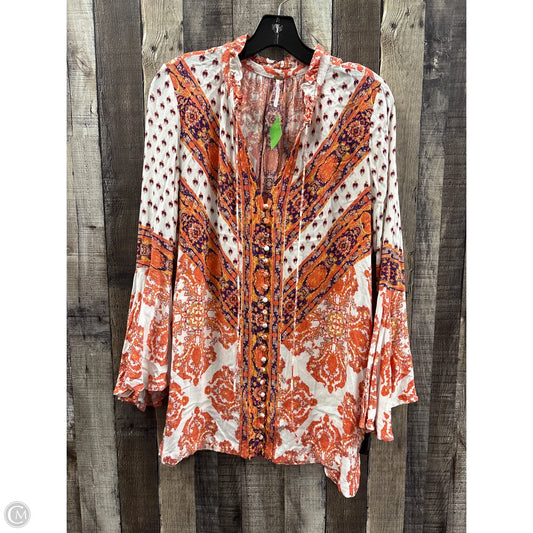 Top Long Sleeve By Free People In Multi-colored, Size: S