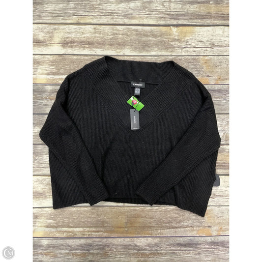 Sweater By Express In Black, Size: S