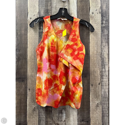 Top Sleeveless By Loft In Multi-colored, Size: Xxs