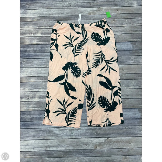 Pants Lounge By Soma In Green & Pink, Size: Xl
