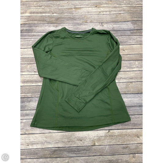 Athletic Top Long Sleeve Crewneck By Baleaf In Green, Size: 2x