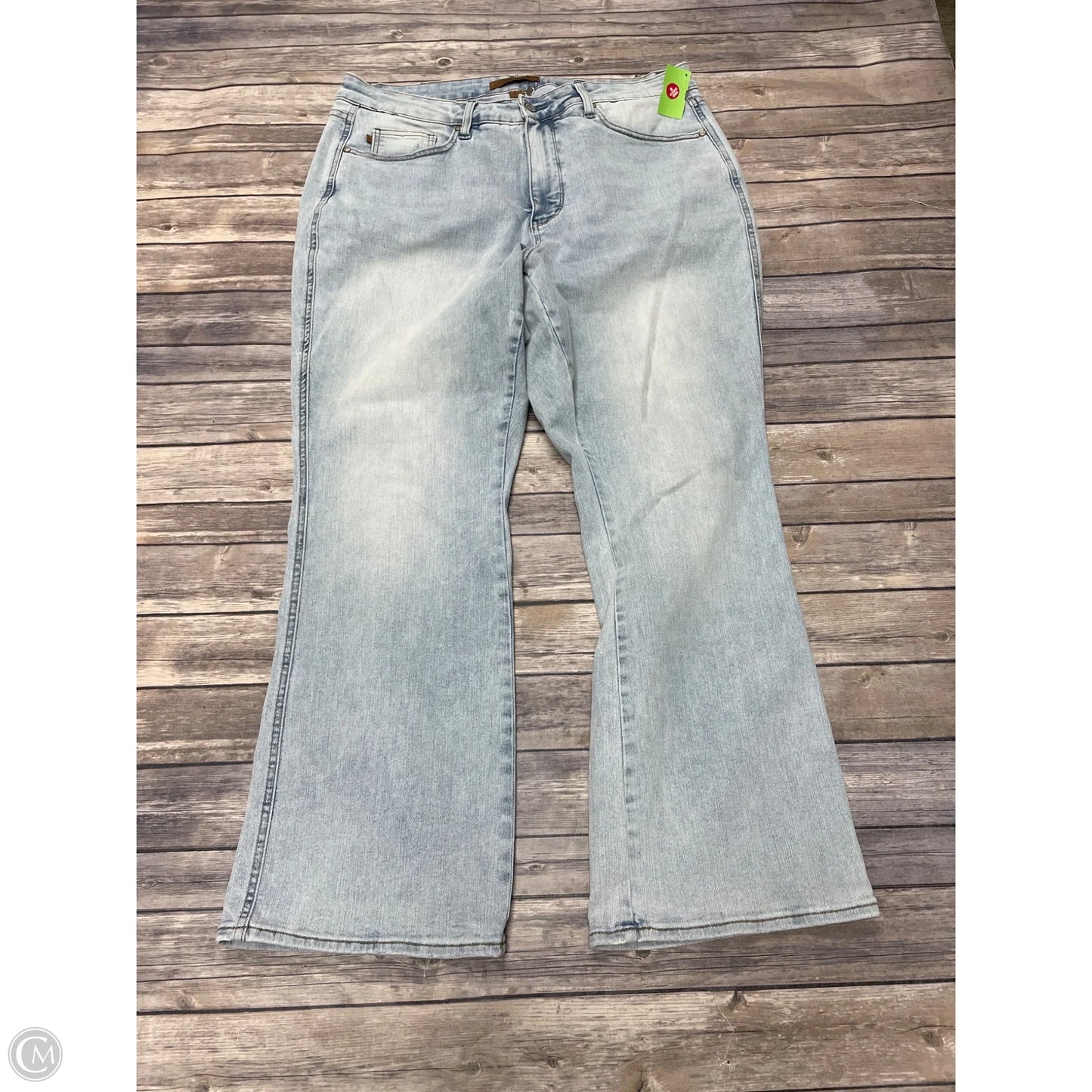 Jeans Boot Cut By Judy Blue In Blue Denim, Size: 18