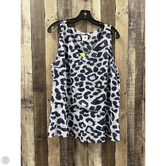 Top Sleeveless By Cabi In Blue, Size: L