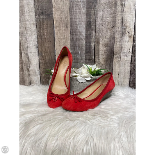 Sandals Designer By Tory Burch In Red, Size: 7