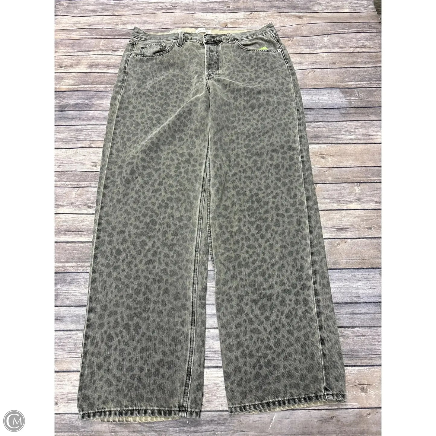 Jeans Wide Leg By Universal Thread In Animal Print, Size: 12