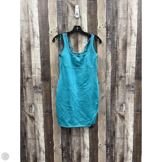 Dress Casual Midi By Guess In Blue, Size: M