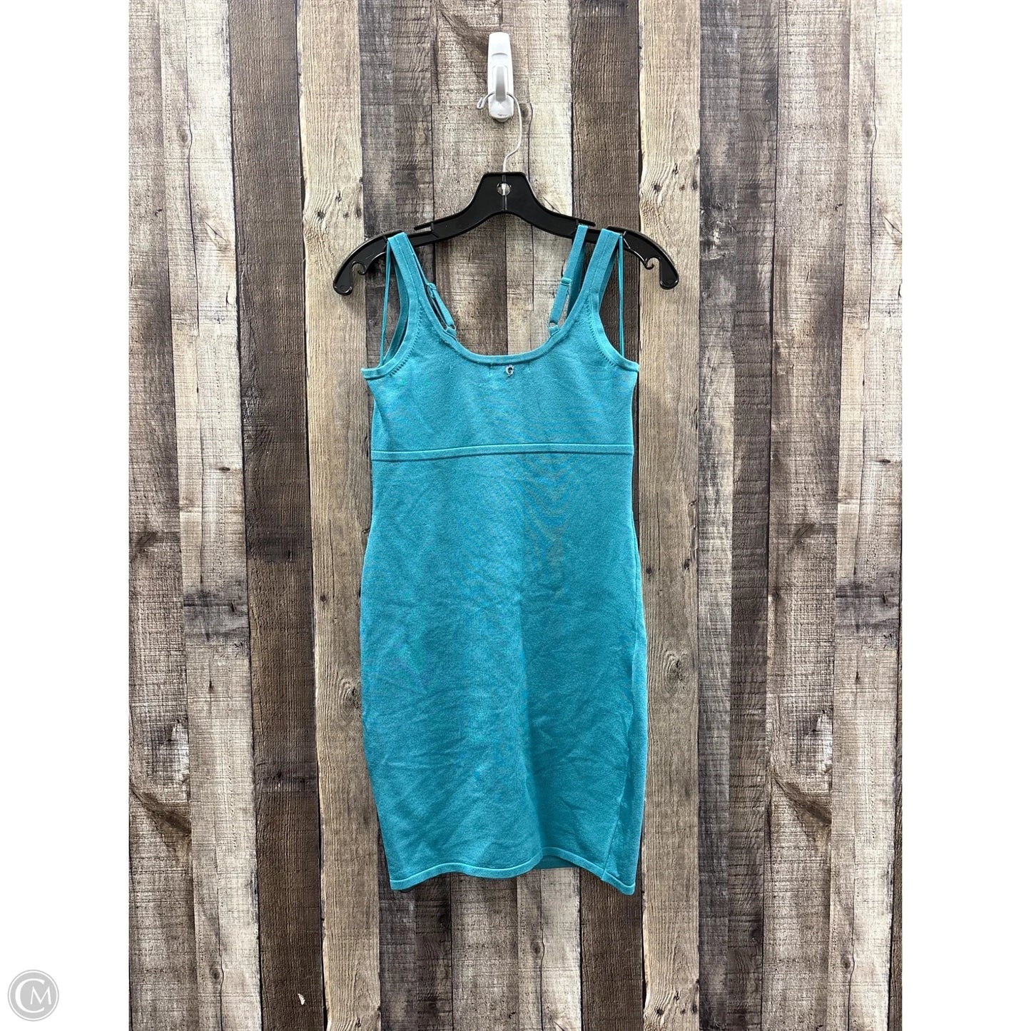 Dress Casual Midi By Guess In Blue, Size: M