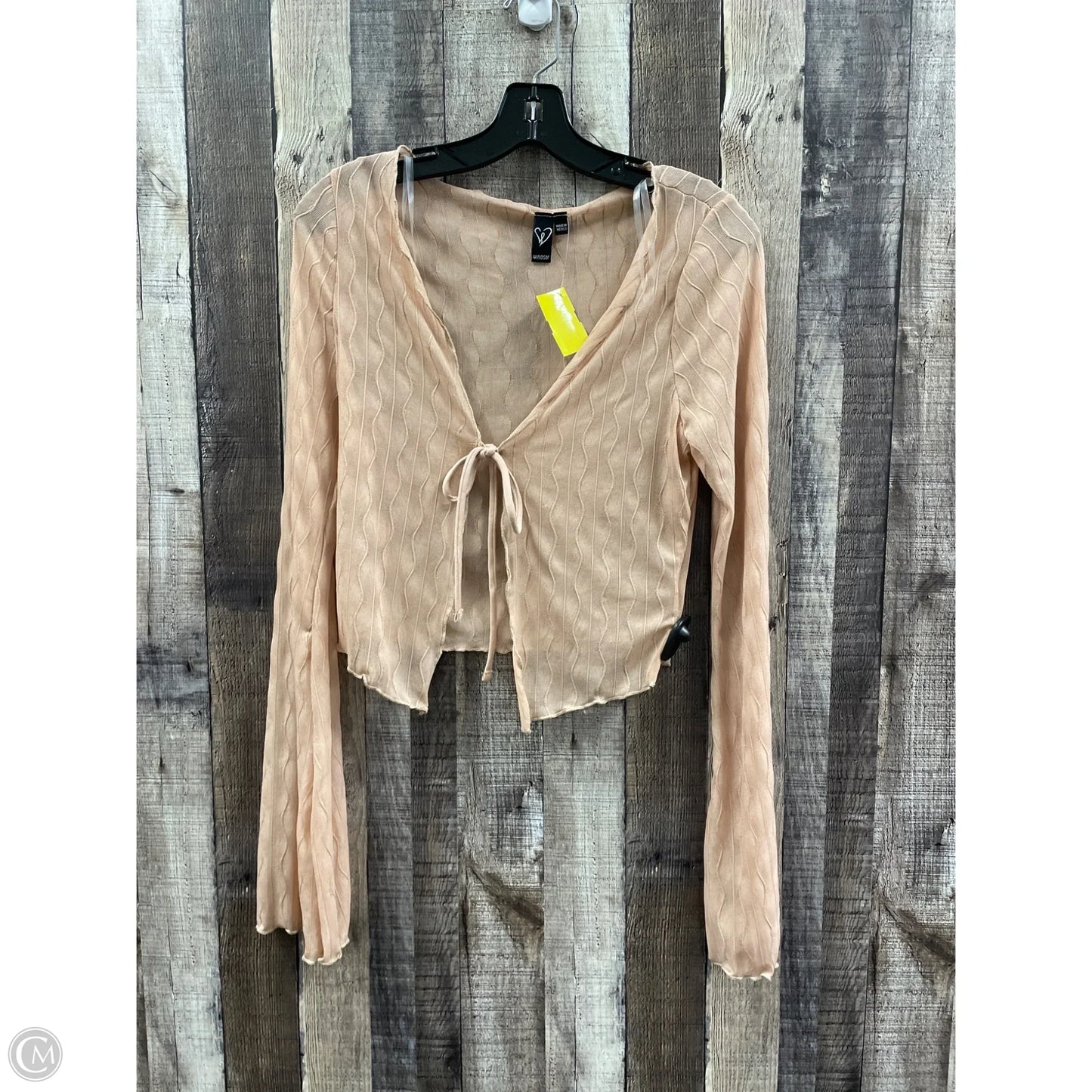 Cardigan By Windsor In Tan, Size: Osfm