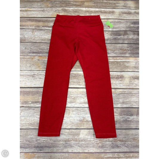 Athletic Leggings By Old Navy In Red, Size: M
