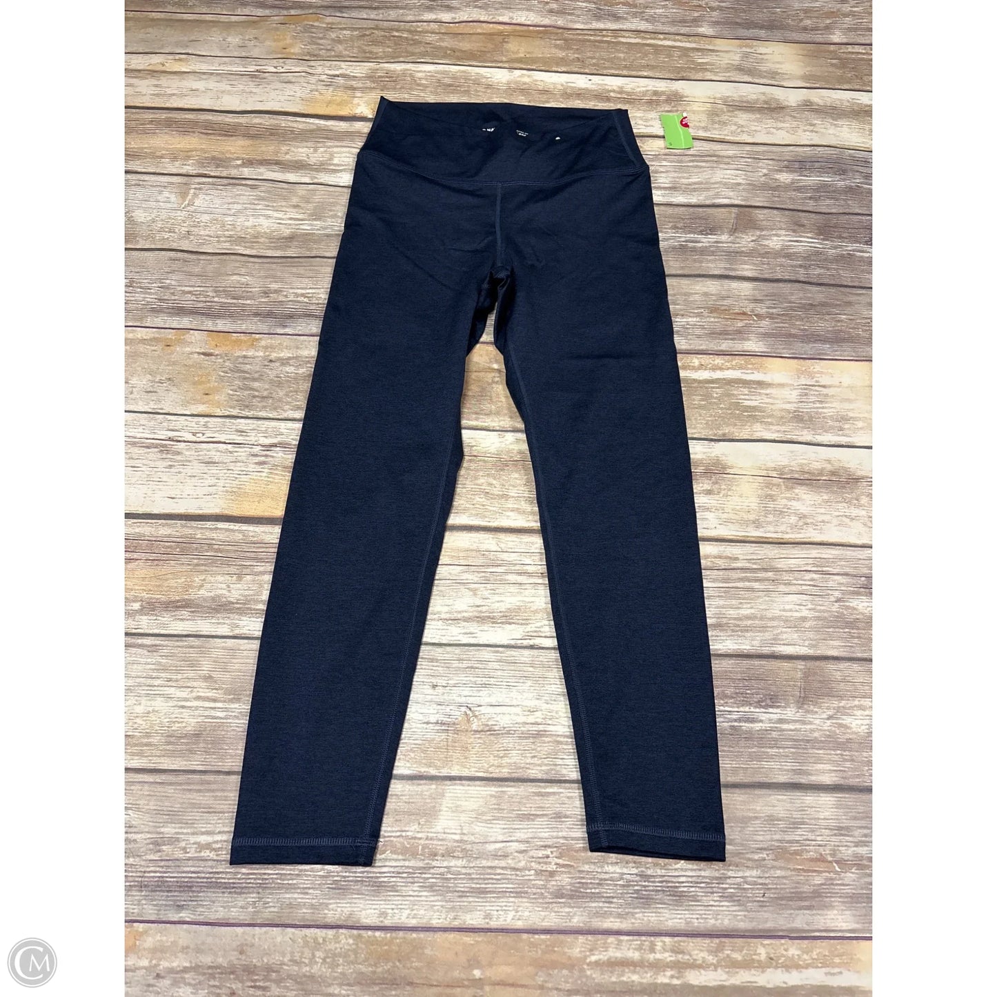 Athletic Leggings By Old School In Navy, Size: M