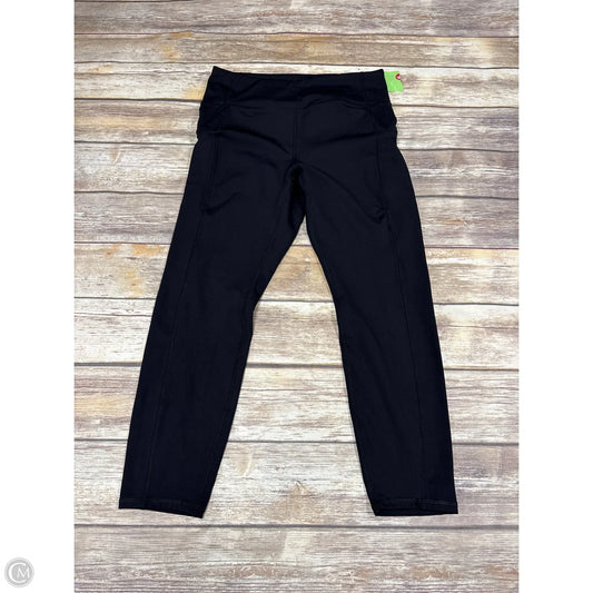 Athletic Leggings By Rbx In Black, Size: L