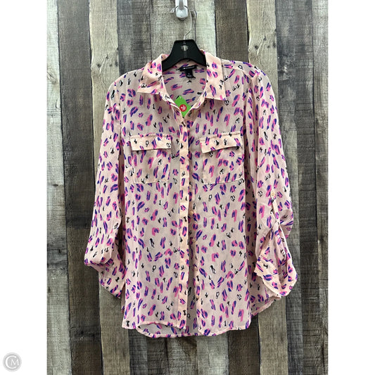 Top Long Sleeve By I Love Ronson In Multi-colored, Size: S