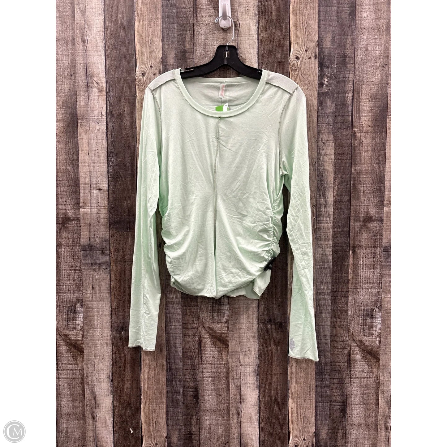 Top Long Sleeve By Free People In Teal, Size: L