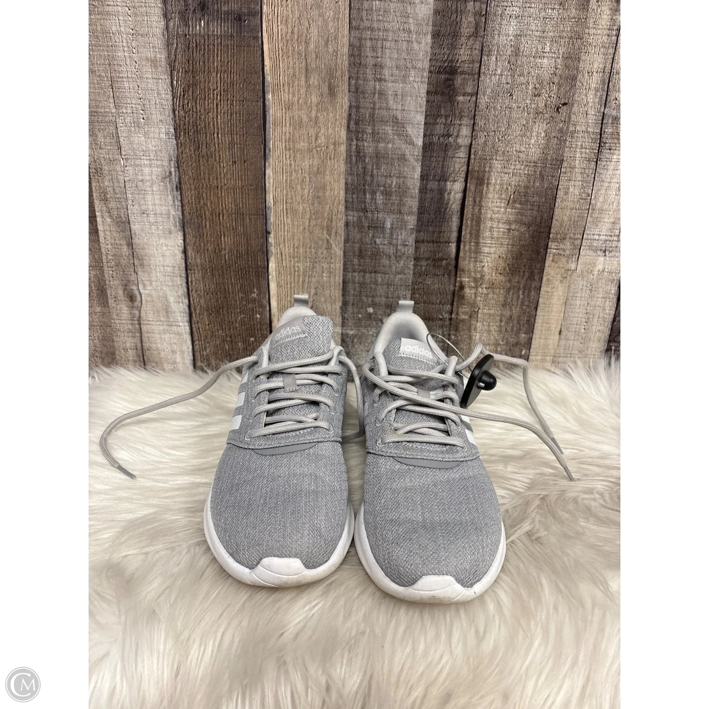 Shoes Athletic By Adidas In Grey, Size: 10