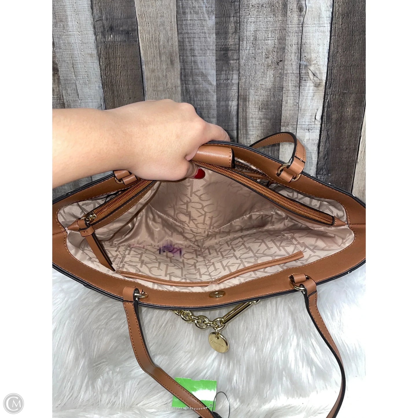 Handbag By Calvin Klein, Size: Large
