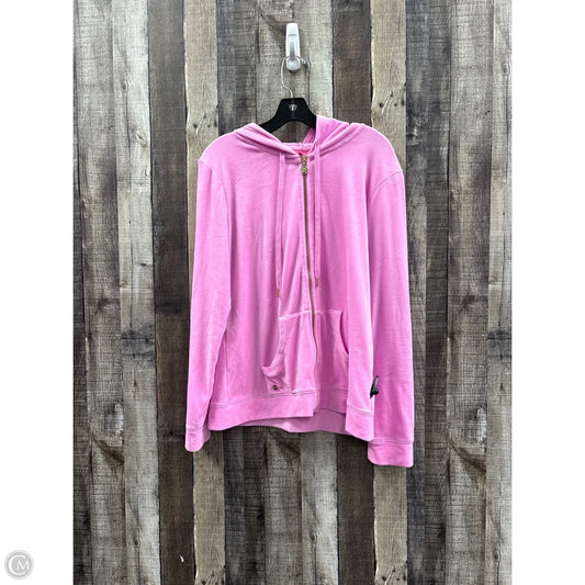 Top Long Sleeve Designer By Lilly Pulitzer In Pink, Size: L