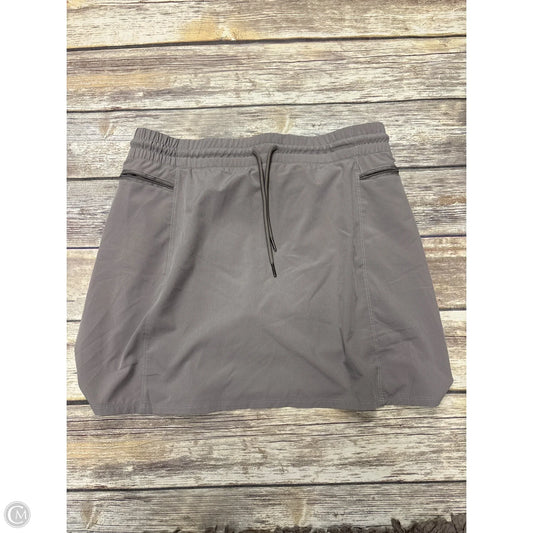 Athletic Skort By Kyodan In Grey, Size: M