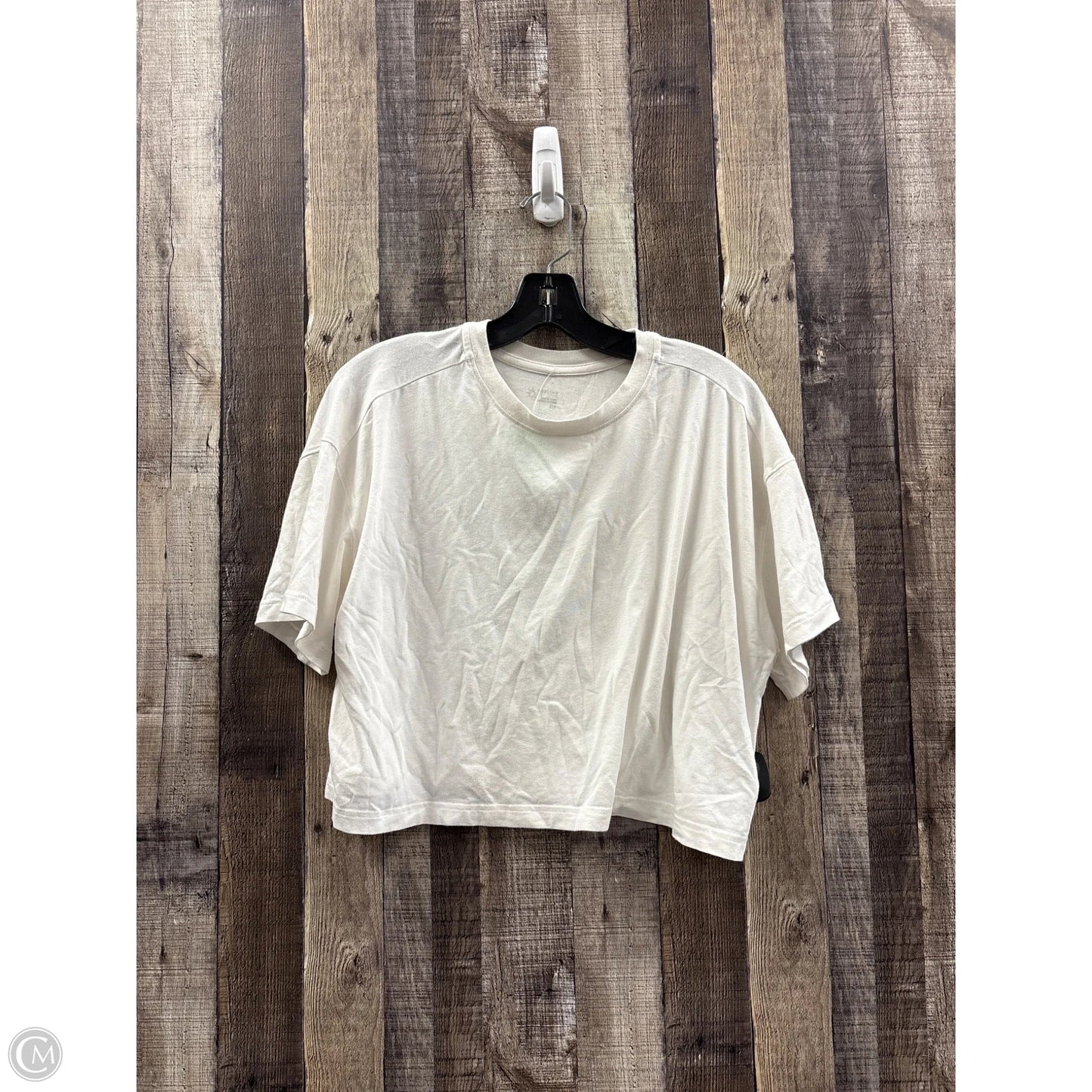 Top Short Sleeve By Offline By Aerie In White, Size: S