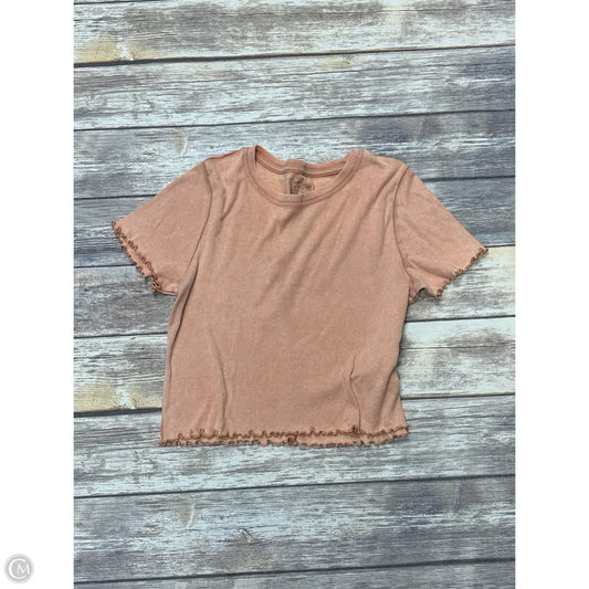Top Short Sleeve By Aerie In Orange, Size: M