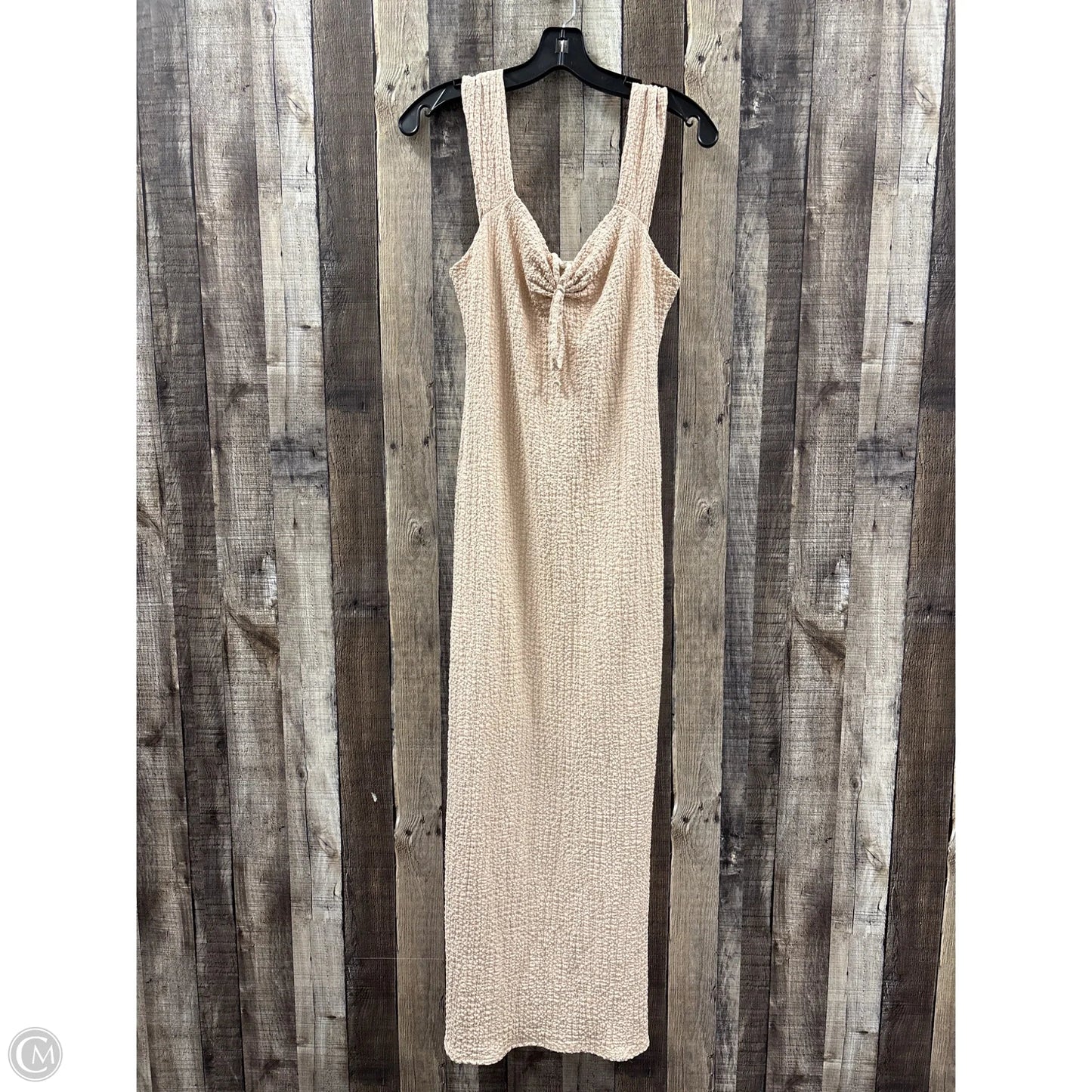 Dress Casual Maxi By See You Monday In Tan, Size: Xl