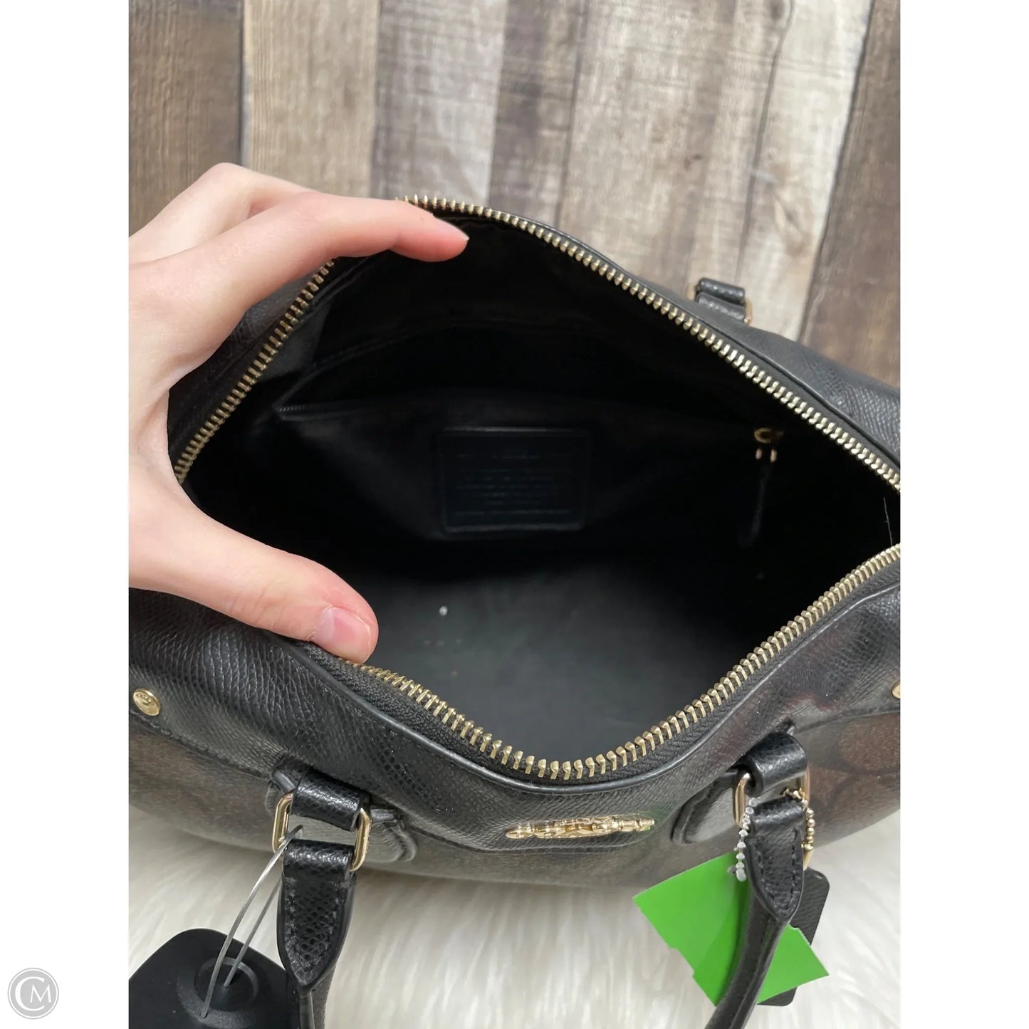 Handbag Designer By Coach, Size: Medium
