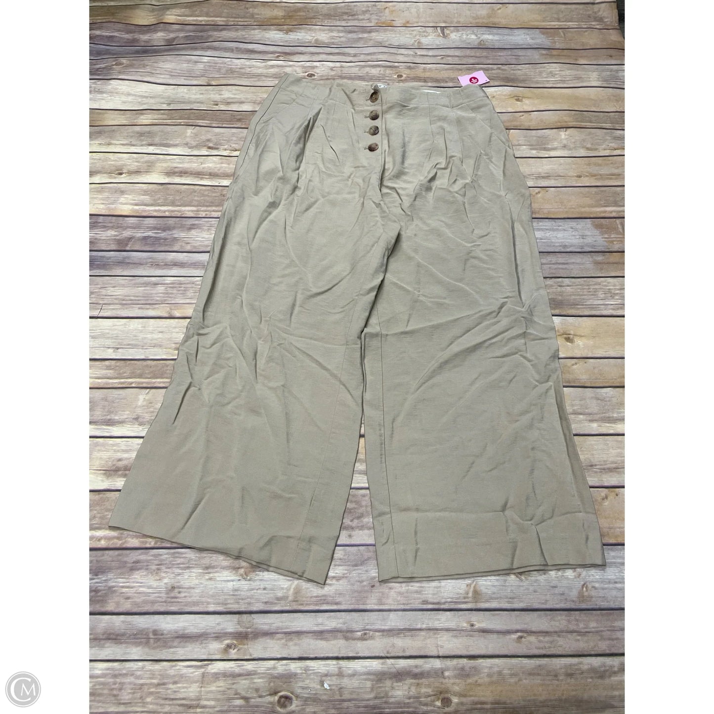 Pants Cropped By Loft In Tan, Size: 12