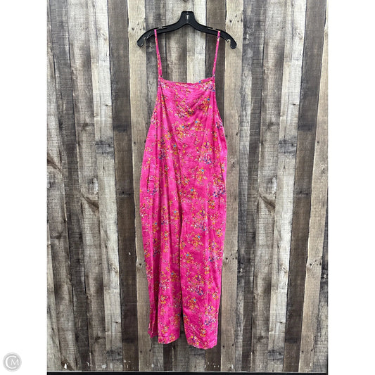 Jumpsuit By Cme In Pink, Size: L