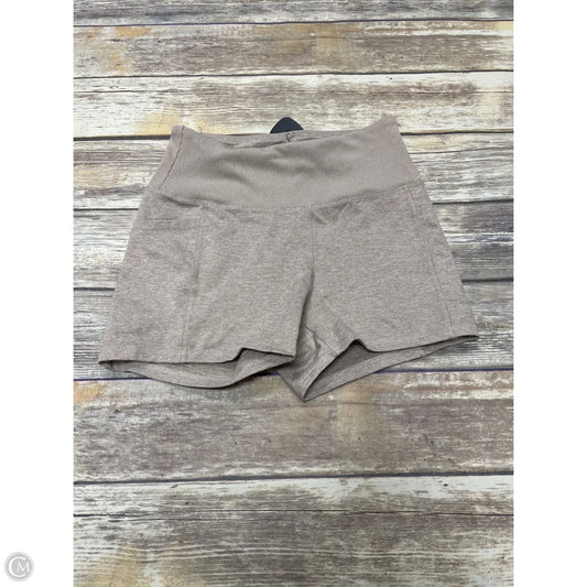 Athletic Shorts By Zobha In Tan, Size: M