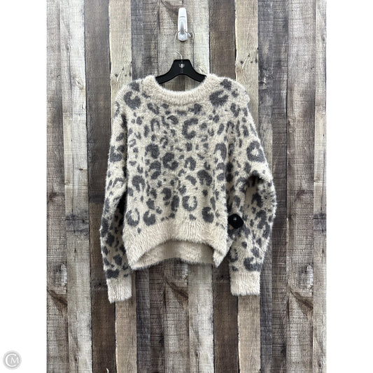 Sweater By So In Animal Print, Size: Xl