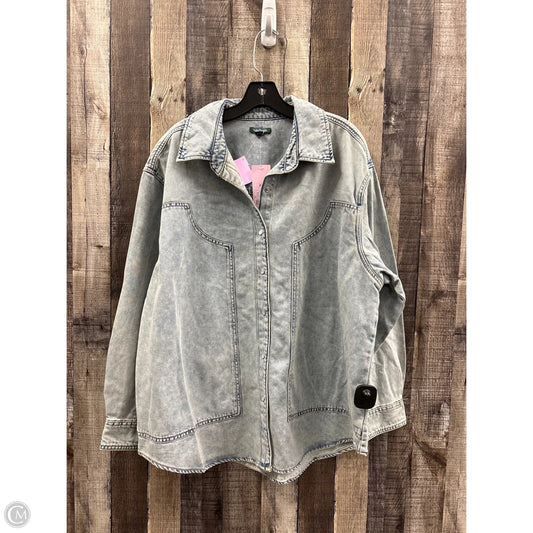Jacket Denim By Wild Fable In Blue Denim, Size: Xxl