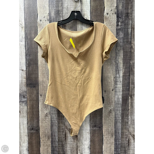 Bodysuit By American Eagle In Tan, Size: L